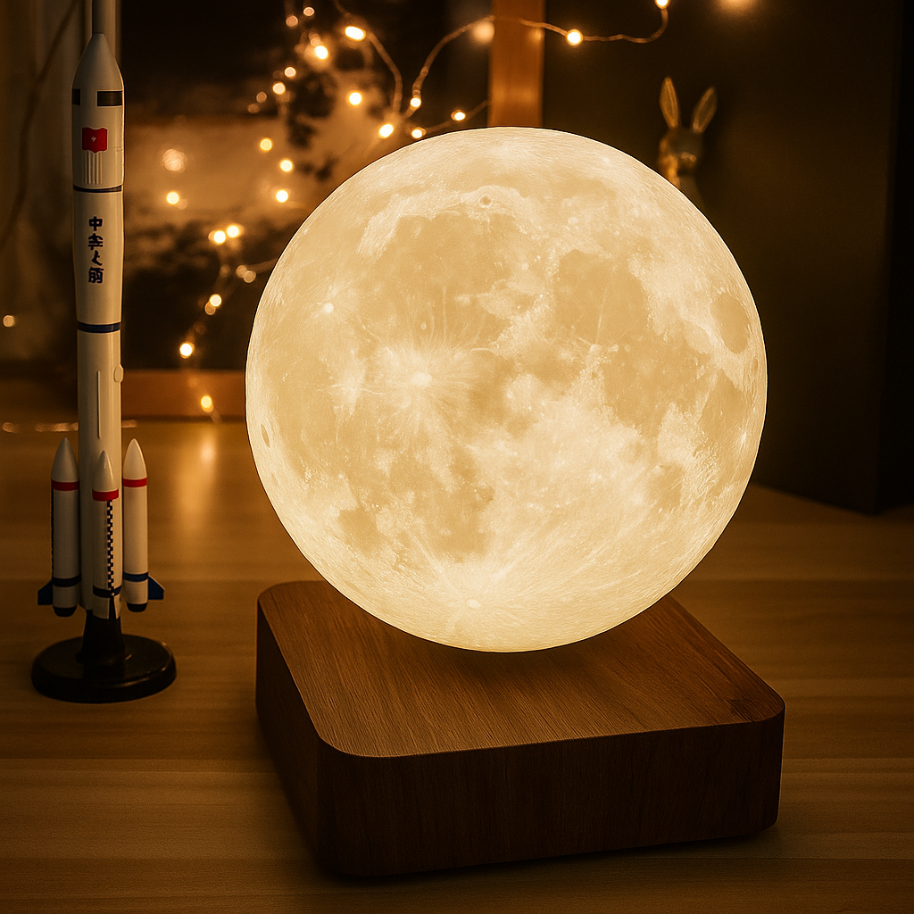 Levitating Moon Lamp