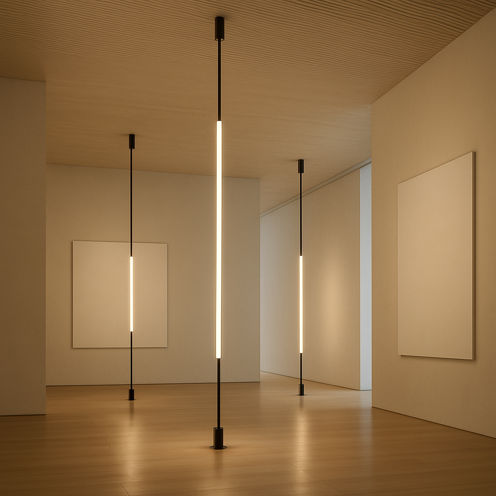 Eterna Beam Floor to Ceiling light