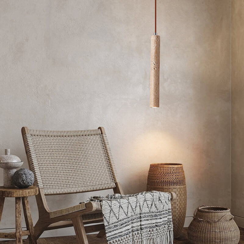 Rustic Cylinder Pendant Light