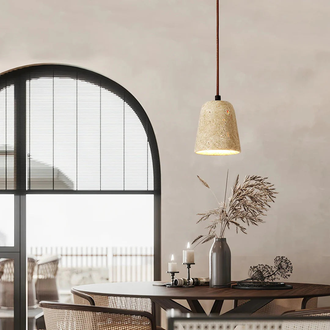 Rustic Bell Pendant Light