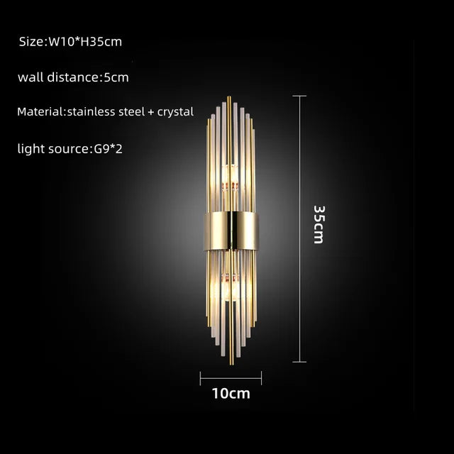 Radiant Elegance Wall Sconce