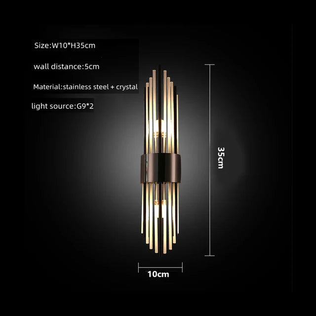 Radiant Elegance Wall Sconce