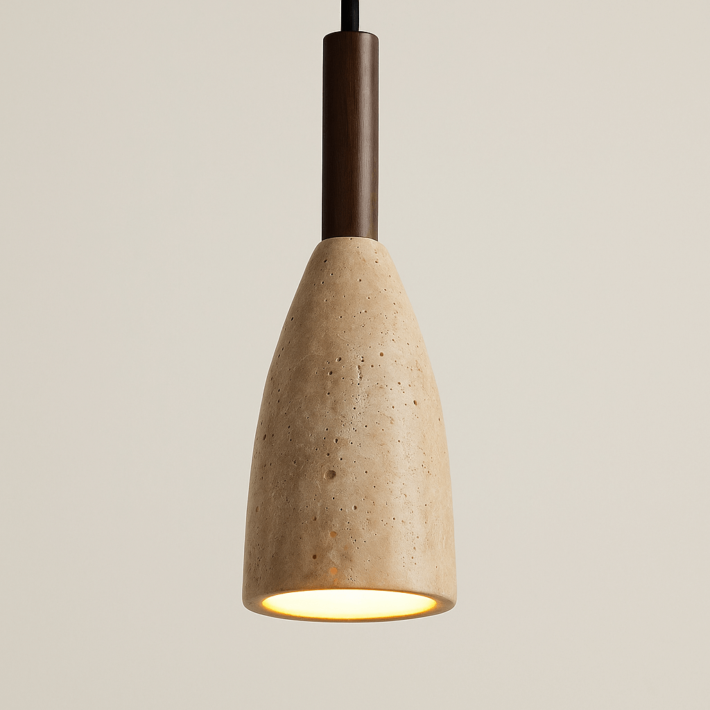 Luminara Cave Stone Pendant Light