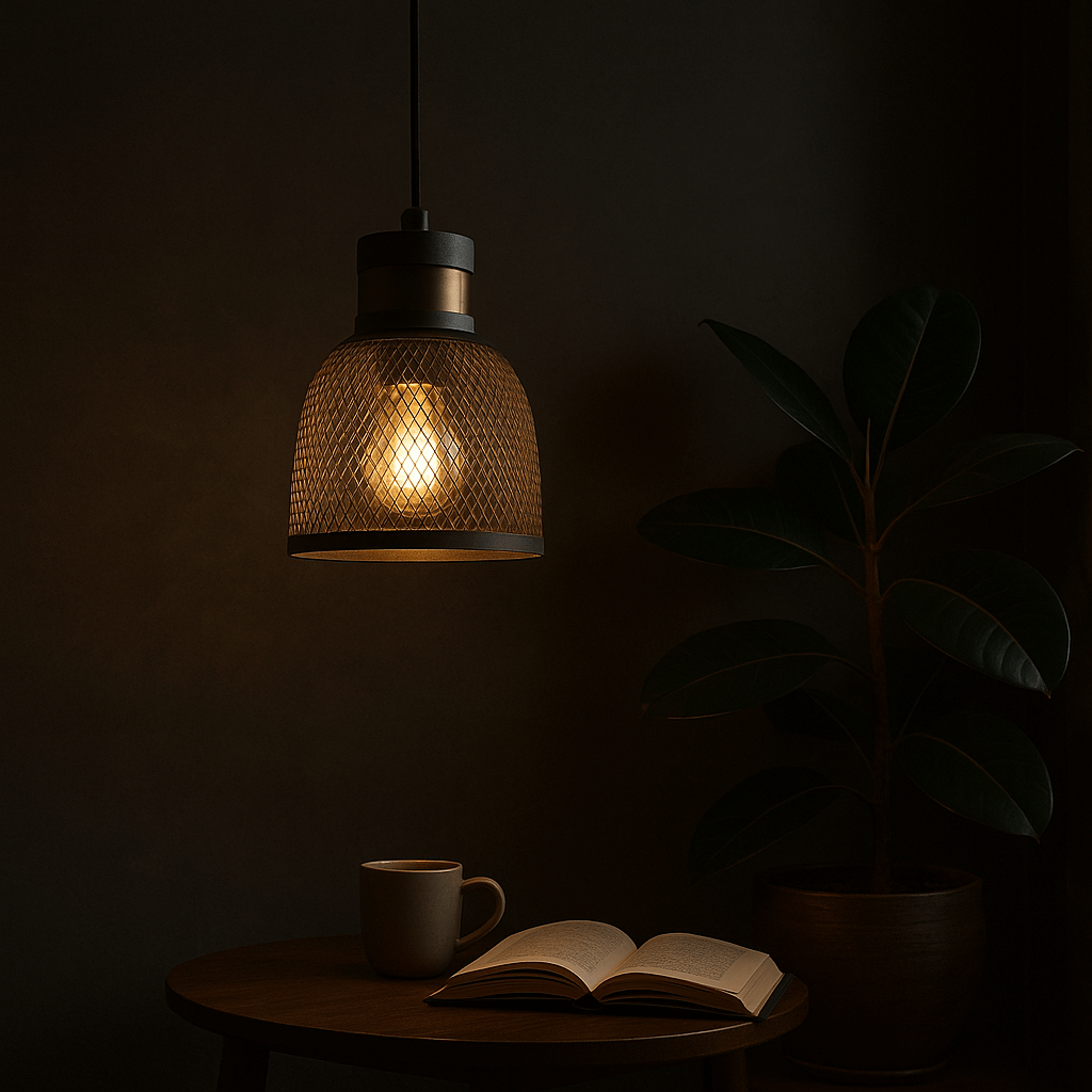 Mesh Dome Pendant Light