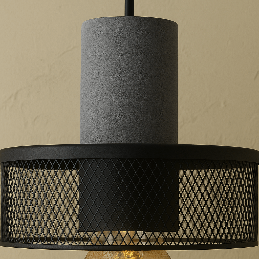 Mesh Cylinder Pendant Light