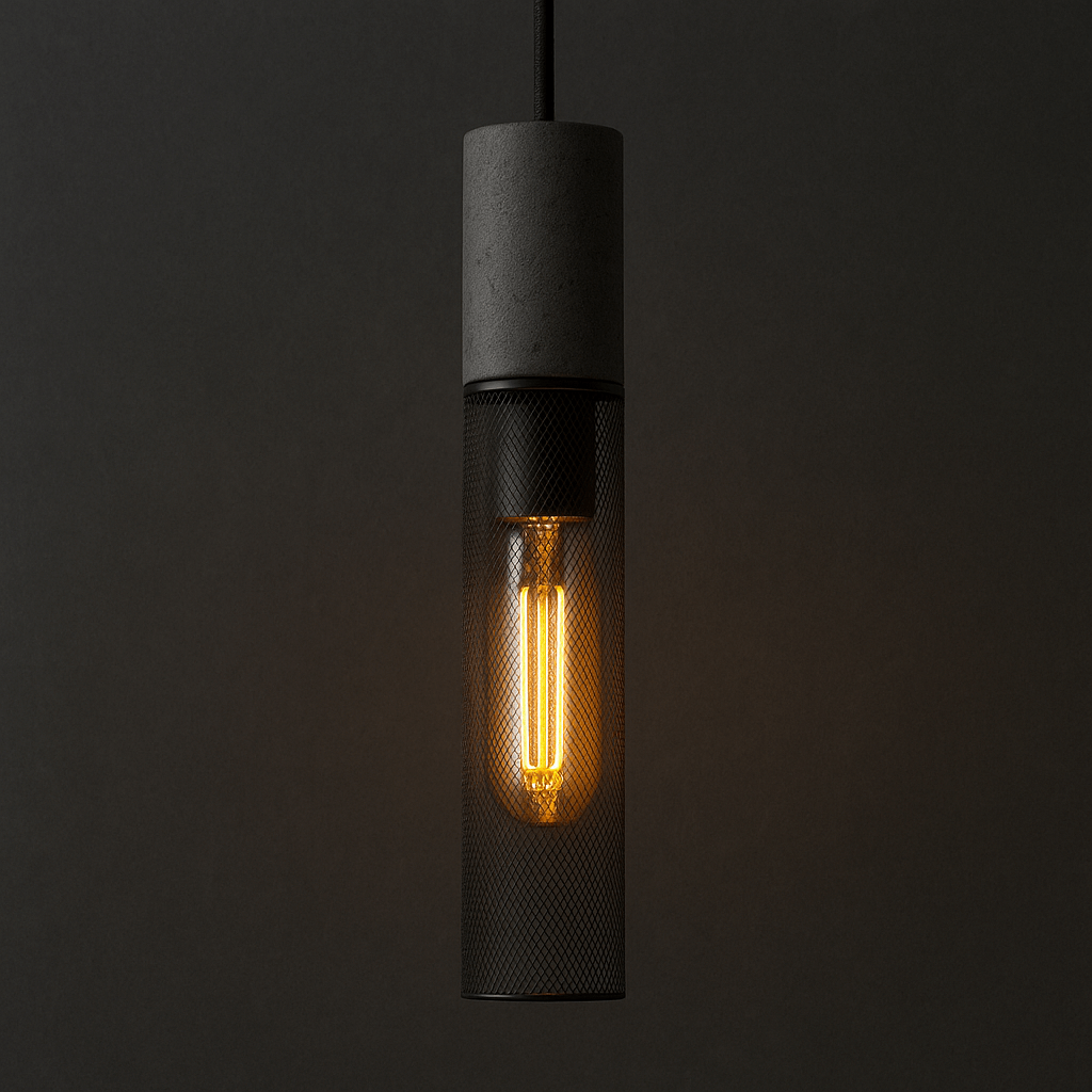 Mesh Tall Pendant Light