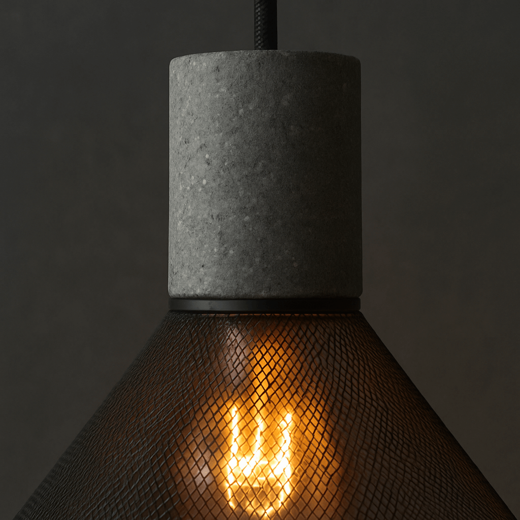 Mesh Cone Pendant Light