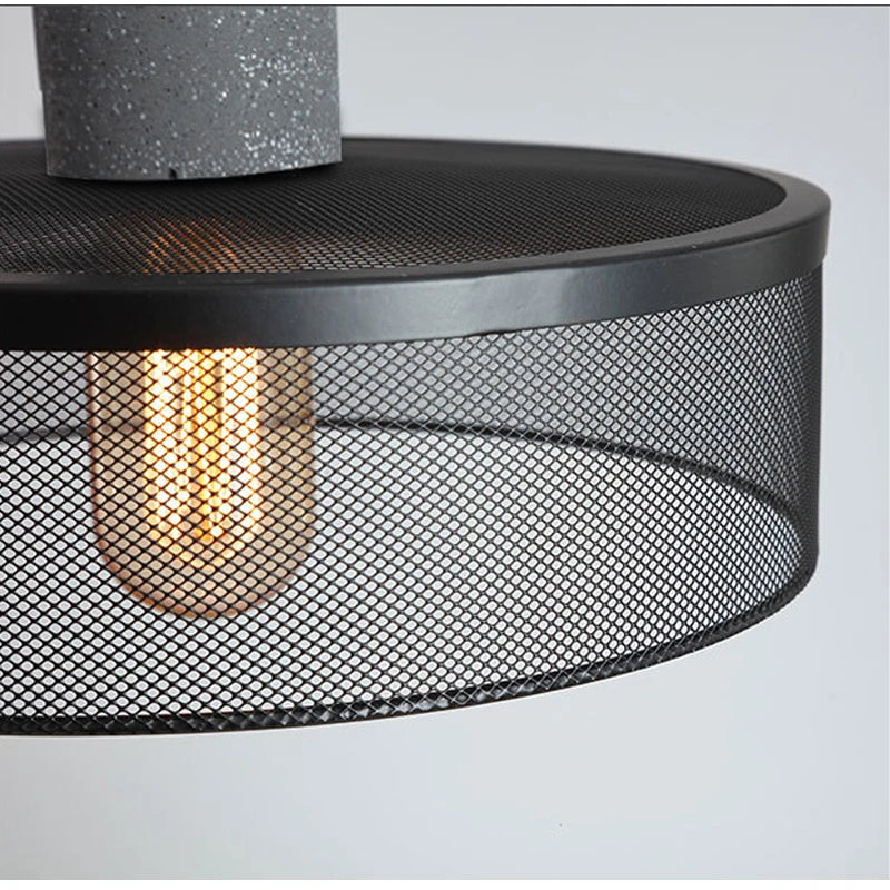 Mesh Cylinder Pendant Light