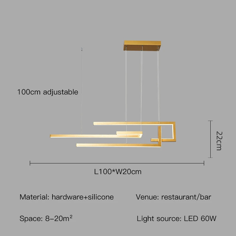 Linear Harmony Chandelier