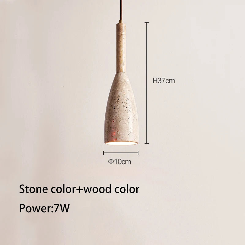 Luminara Cave Stone Pendant Light