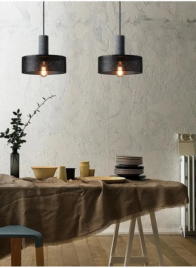 Mesh Cylinder Pendant Light