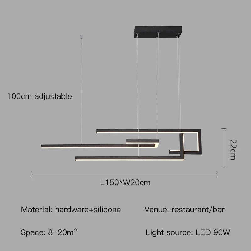 Linear Harmony Chandelier