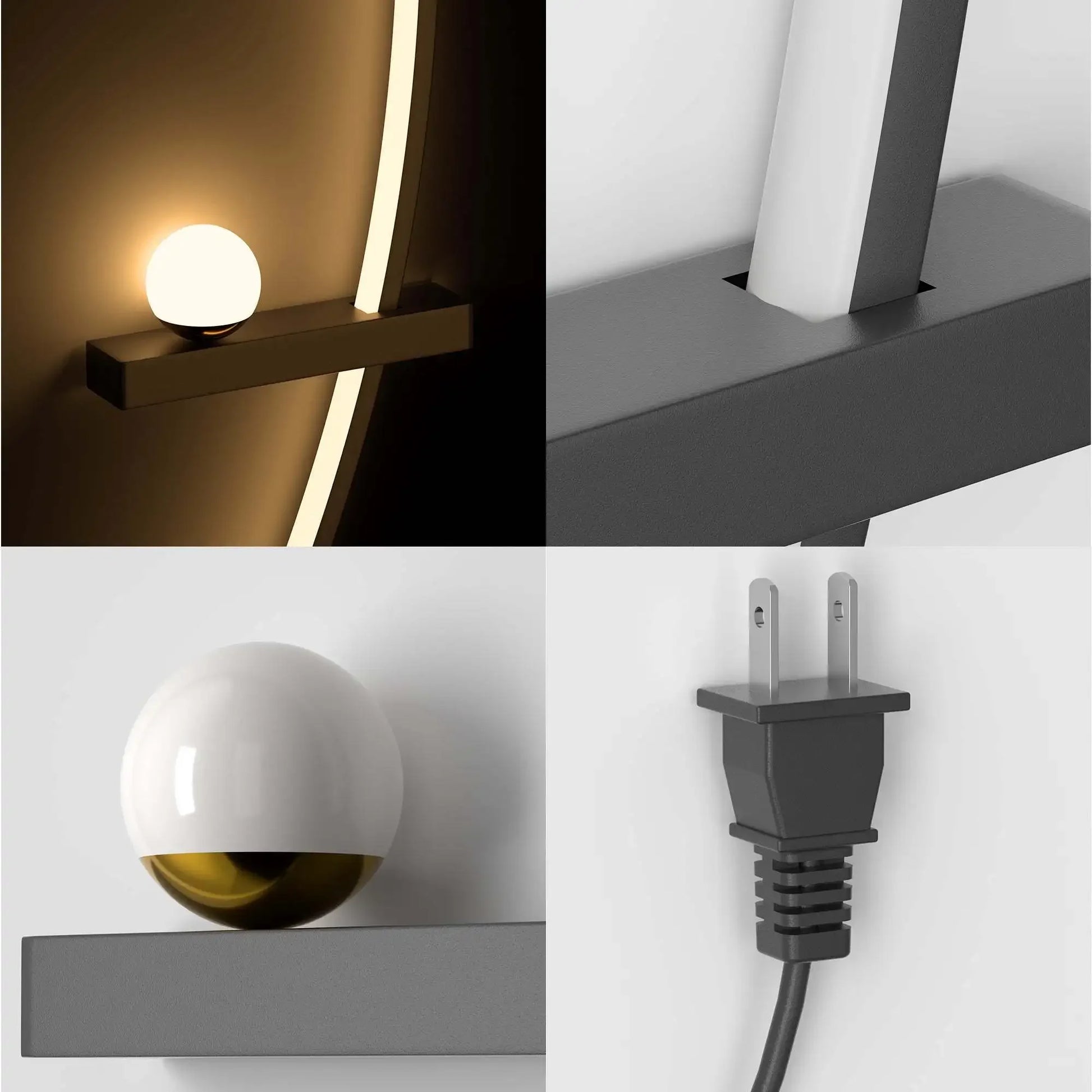 Luna Arc Wall Light Pair of 2