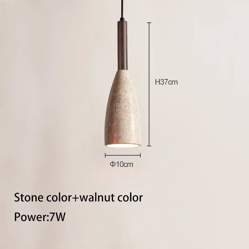 Luminara Cave Stone Pendant Light