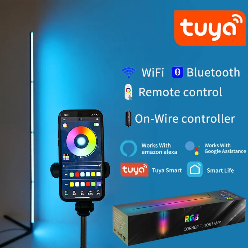 Lumé Corner Lamp | Alexa+Remote