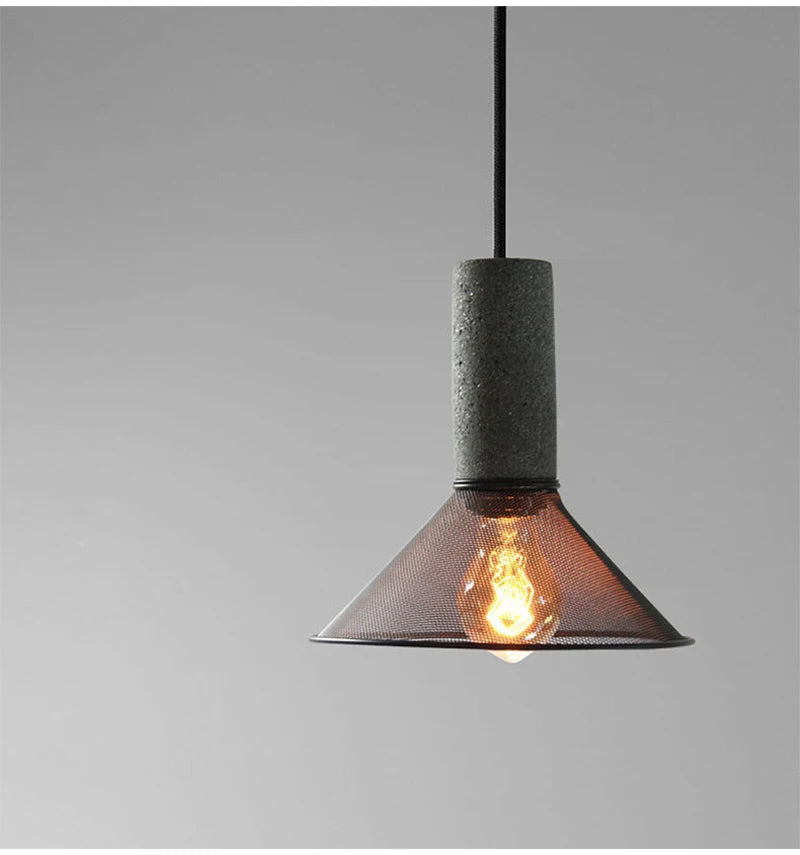 Mesh Cone Pendant Light