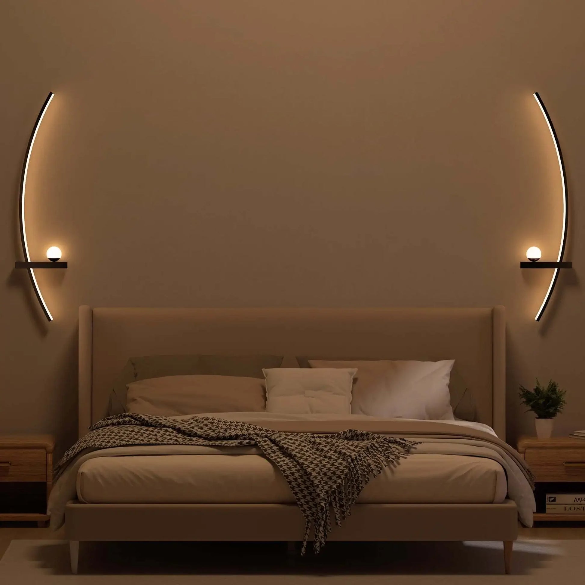 Luna Arc Wall Light Pair of 2
