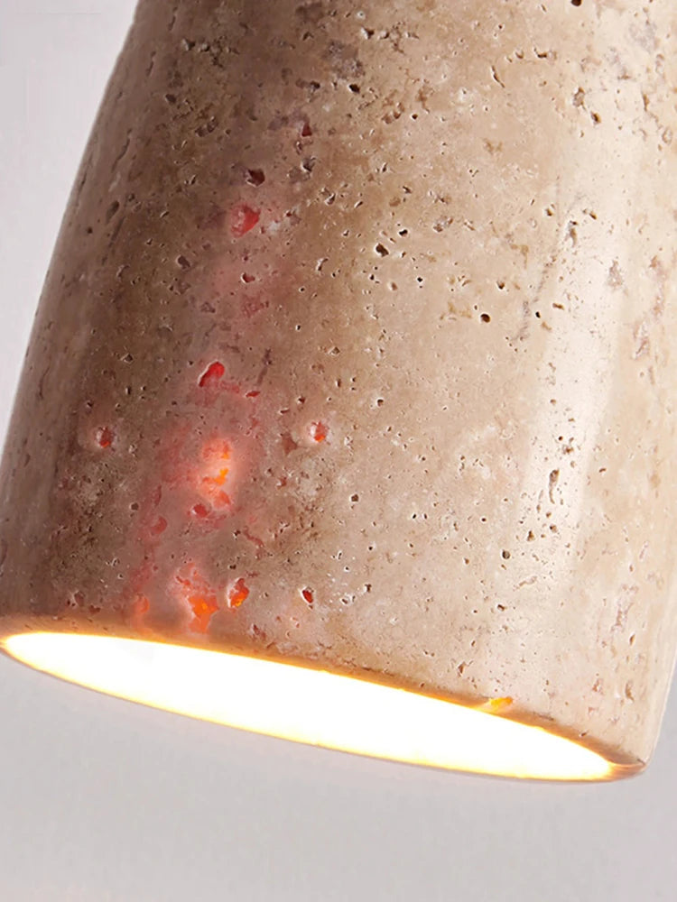 Luminara Cave Stone Pendant Light