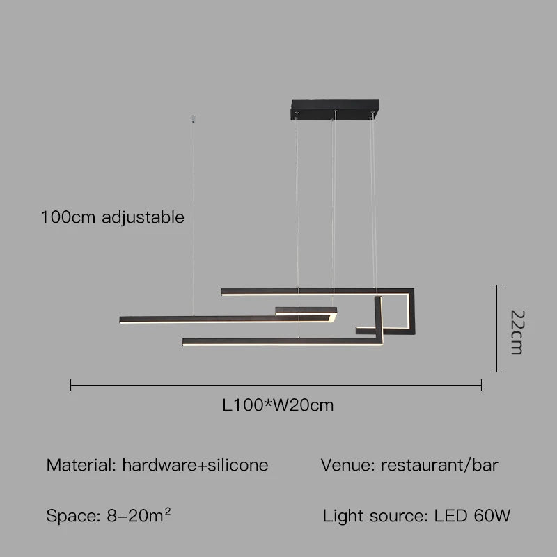 Linear Harmony Chandelier