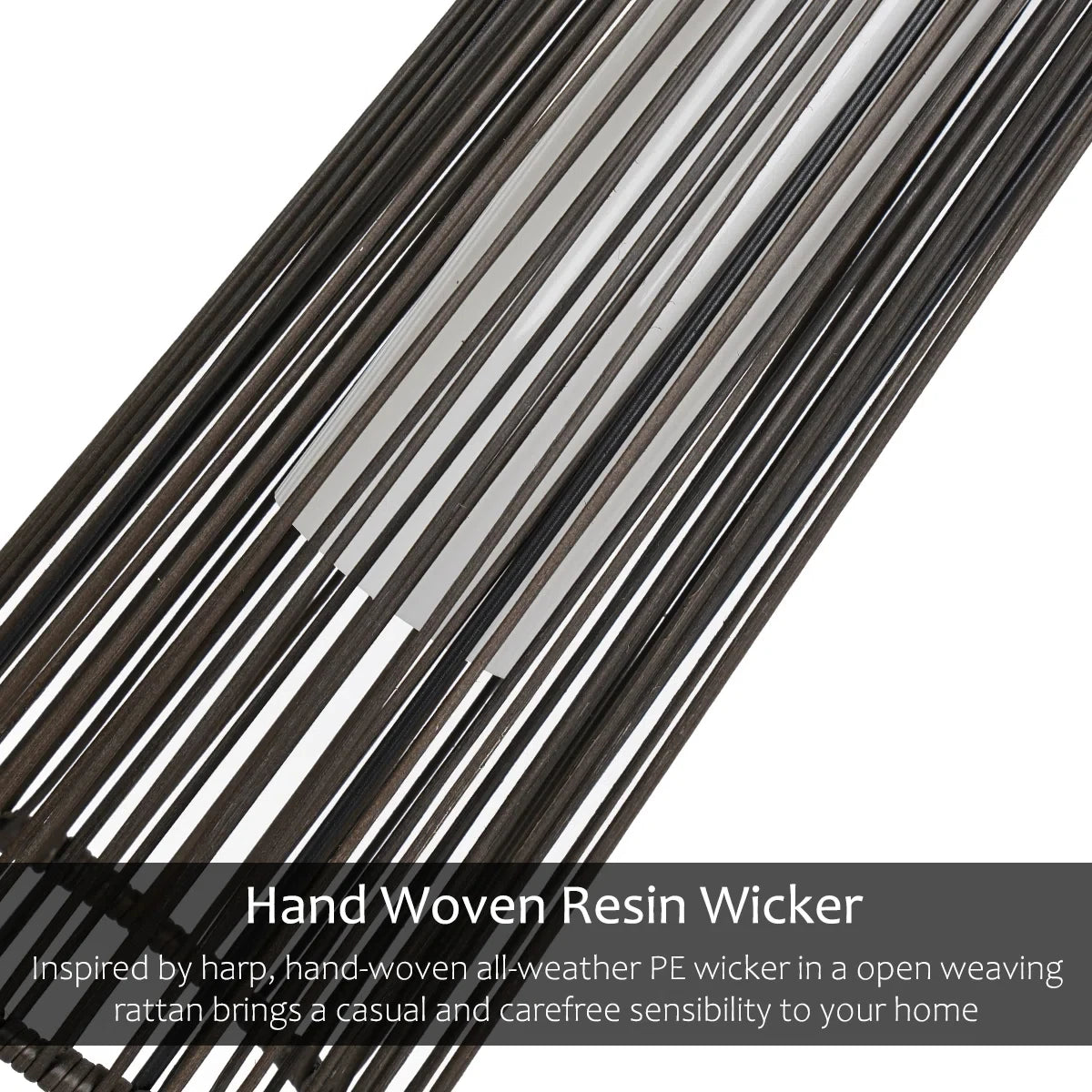 Noir Halo Solar Floor Lamp