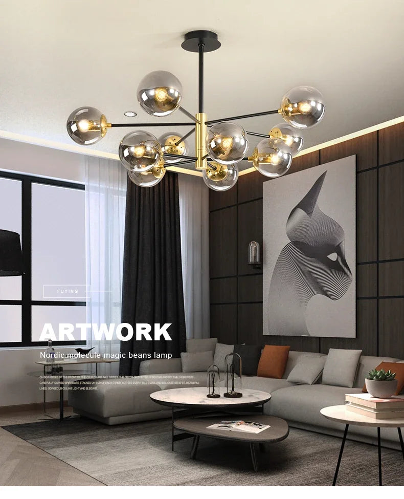 Celestial Sphere Chandelier